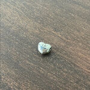 Heart-Shaped Silver Charm